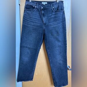 Madewell Perfect Vintage straight jean with crossover button